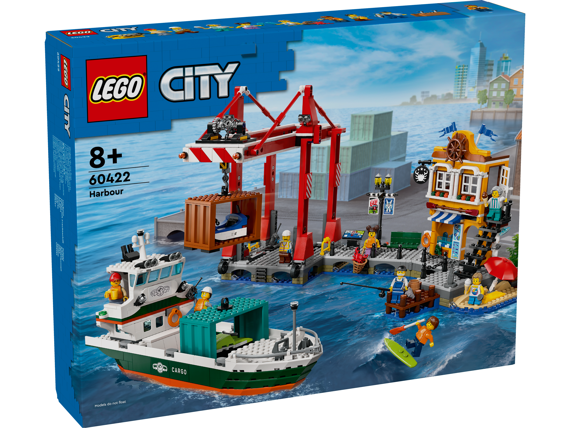 LEGO City Hafen mit Frachtschiff 60422