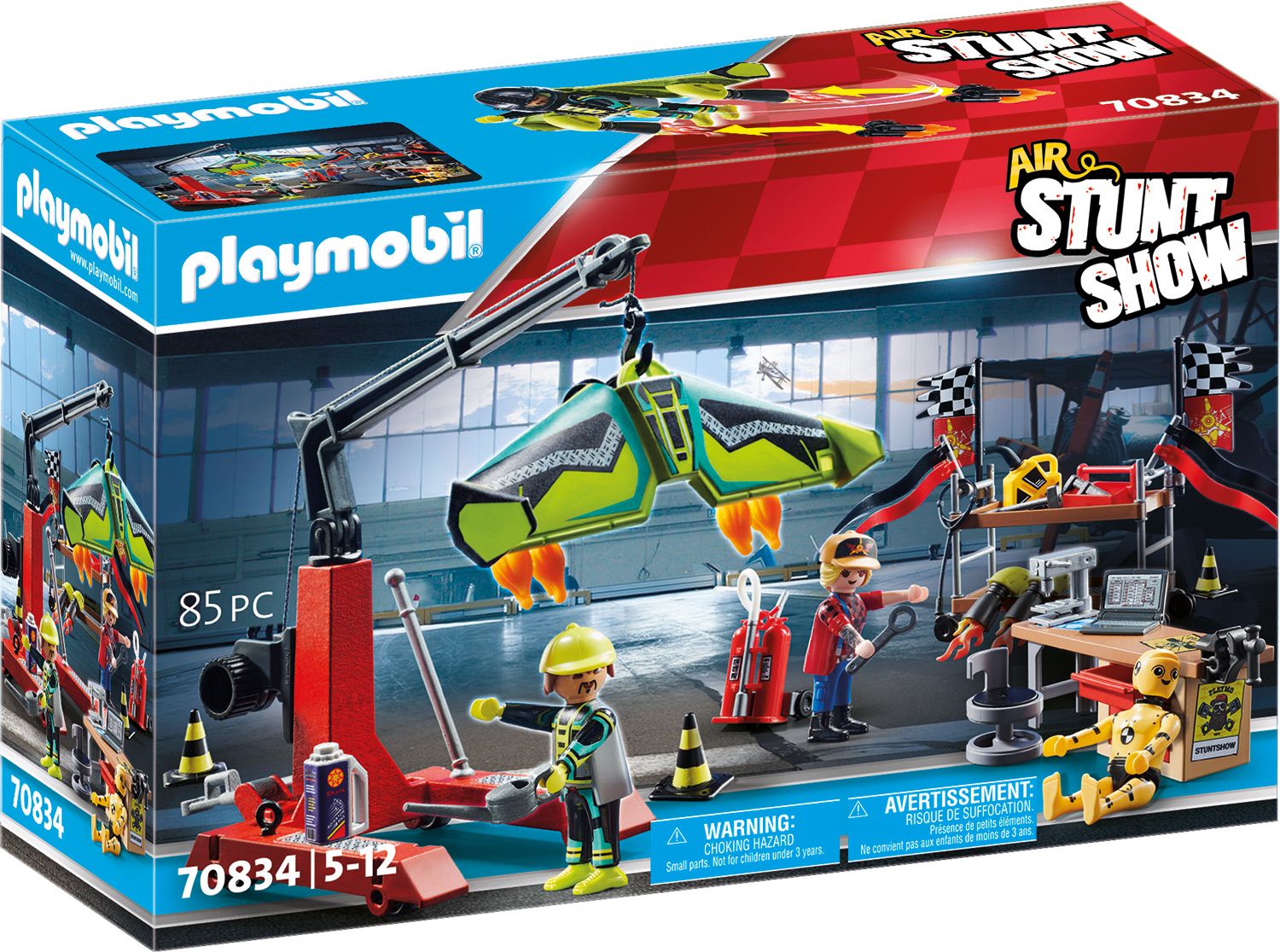 PLAYMOBIL Stuntshow Servicestation 70834