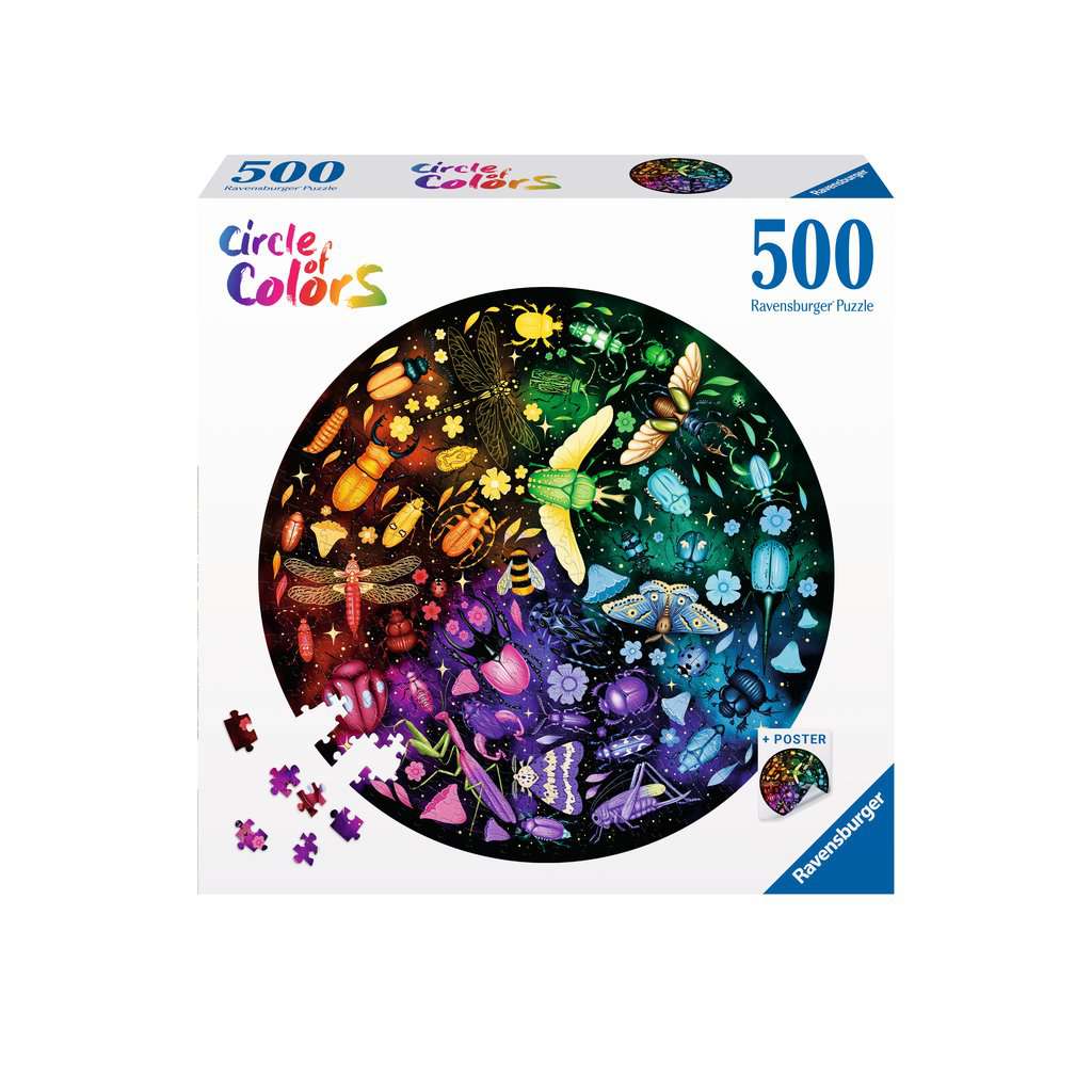 Puzzle 500 Teile Circle of Colors - Insekten 00.820