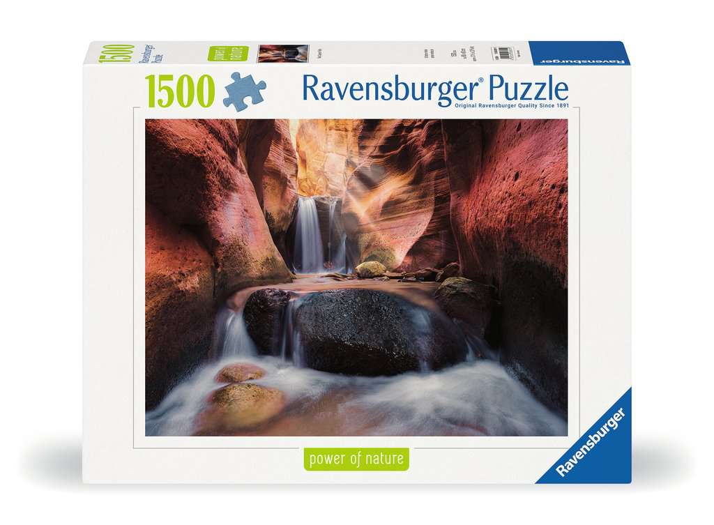 Ravensburger Puzzle 1500 Teile Red Canyon Wasserfall 00.801