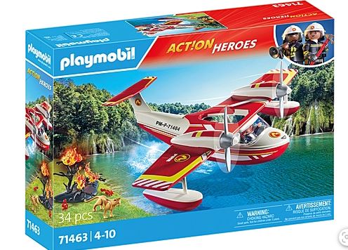 PLAYMOBIL Feuerwehrflugzeug mit Löschfunktion 71463