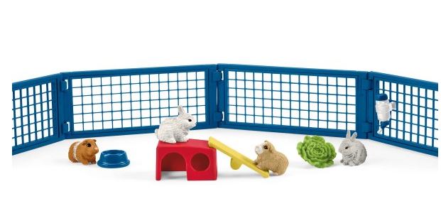 Schleich Farm World Zuhause für Kaninchen und Meerschweinchen 42500