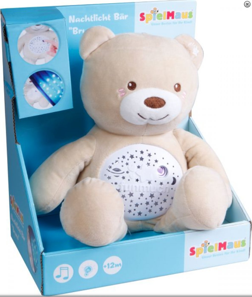 SpielMaus Nachtlicht Teddy Bruno