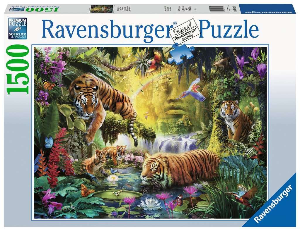 Puzzle 1500 Teile Idylle am Wasserloch  16.005