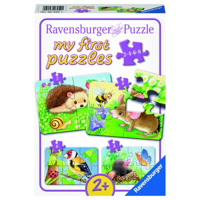 My first Puzzle 2/4/6/8 Teile Süsse Gartenbewohner 06.952