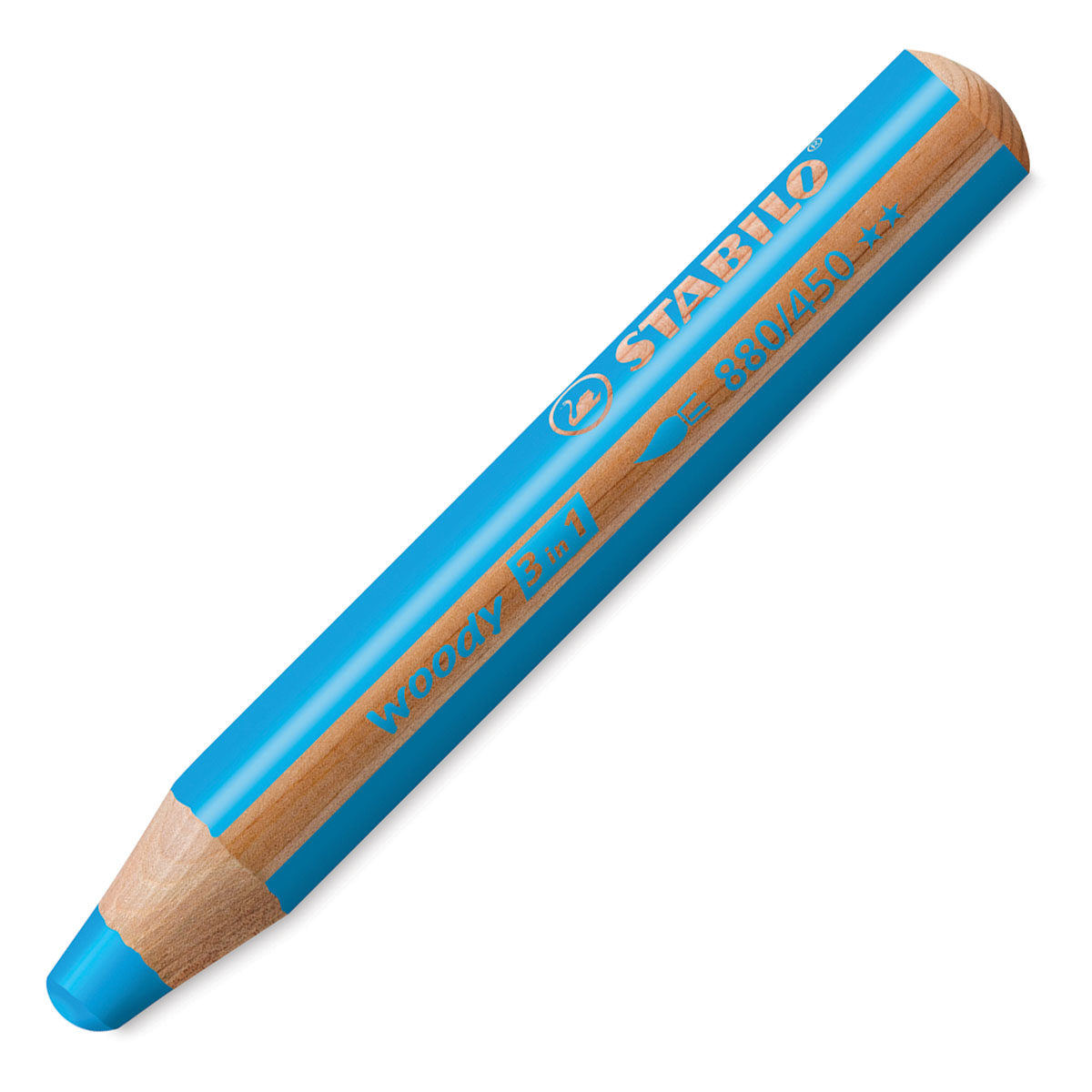 Stabilo Woody 3in1 Malstift cyanblau