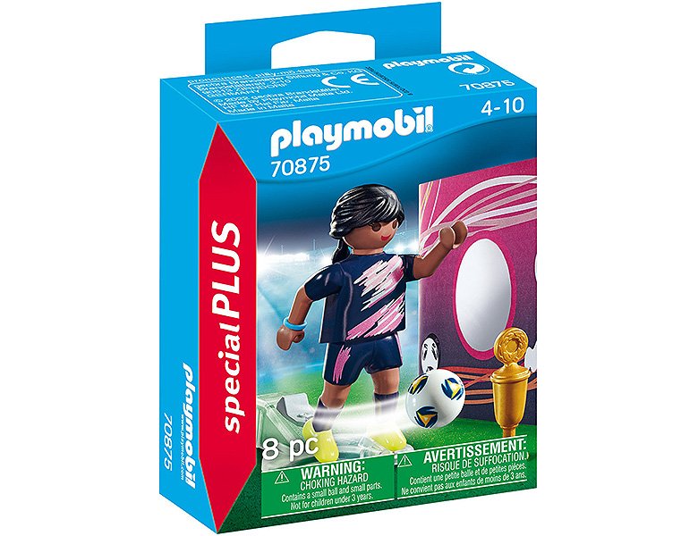 PLAYMOBIL  Special plus Fussballerin mit Torwand 70875