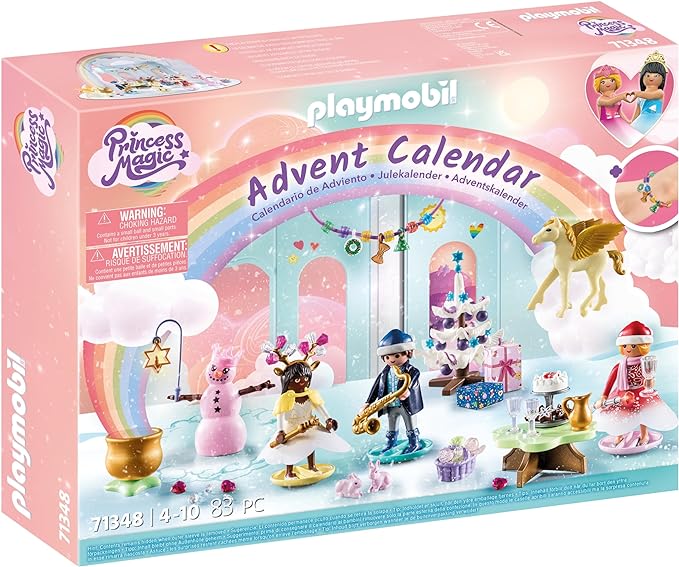 Playmobil Princess Adventskalender Weihnachtsfest unter dem Regenbogen 71348