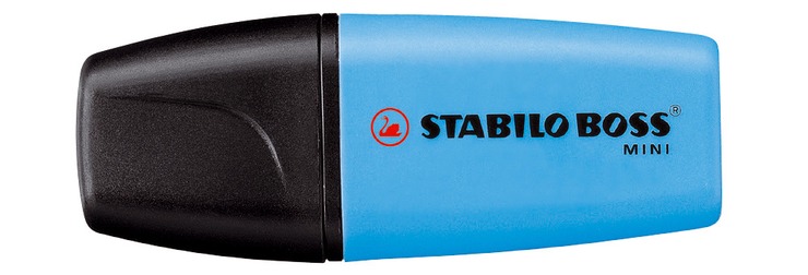 Stabilo BOSS mini blau