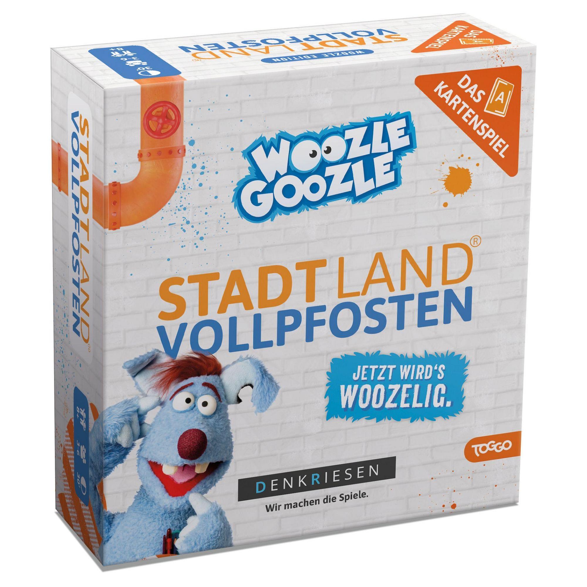 Denkriesen - Stadt, Land, Vollpfosten - Das Kartenspiel Woozle Goozle