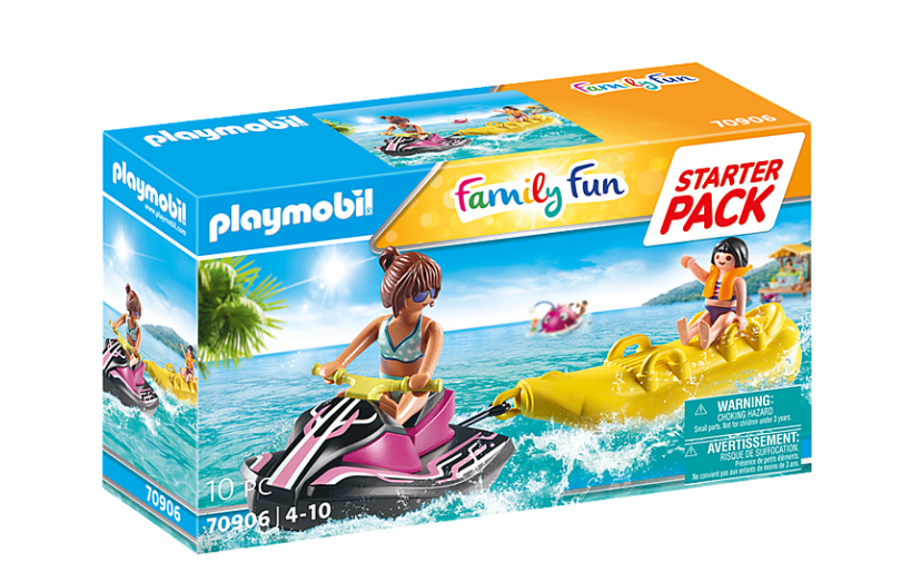 PLAYMOBIL Starter Pack Wasserscooter mit Bananenboot 70906