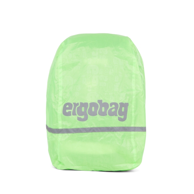 Ergobag Regencape grün fluoreszierend