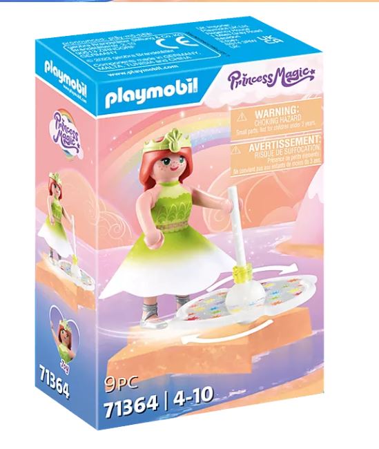 PLAYMOBIL Himmlischer Regenbogenkreisel mit Prinzessin 71364