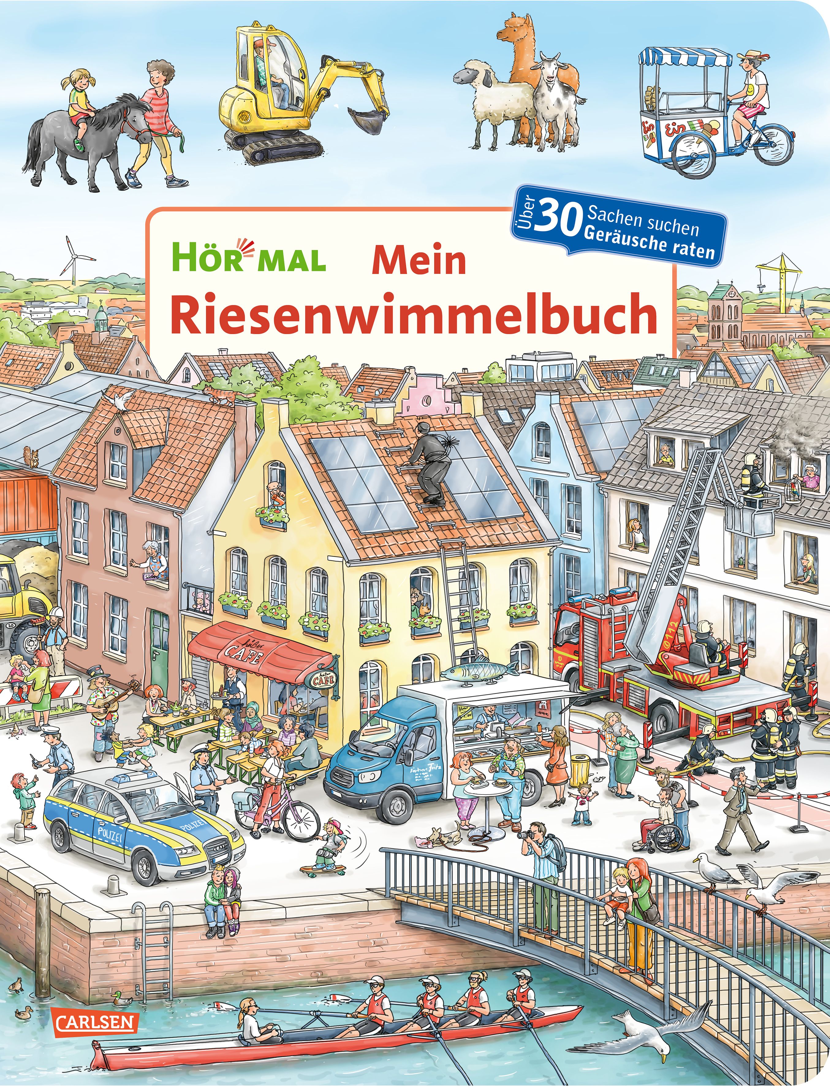 Riesen - Wimmelbuch : Hör mal!