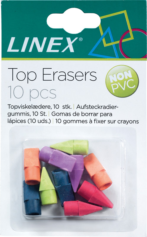 Linex Aufsteckradierer à 10