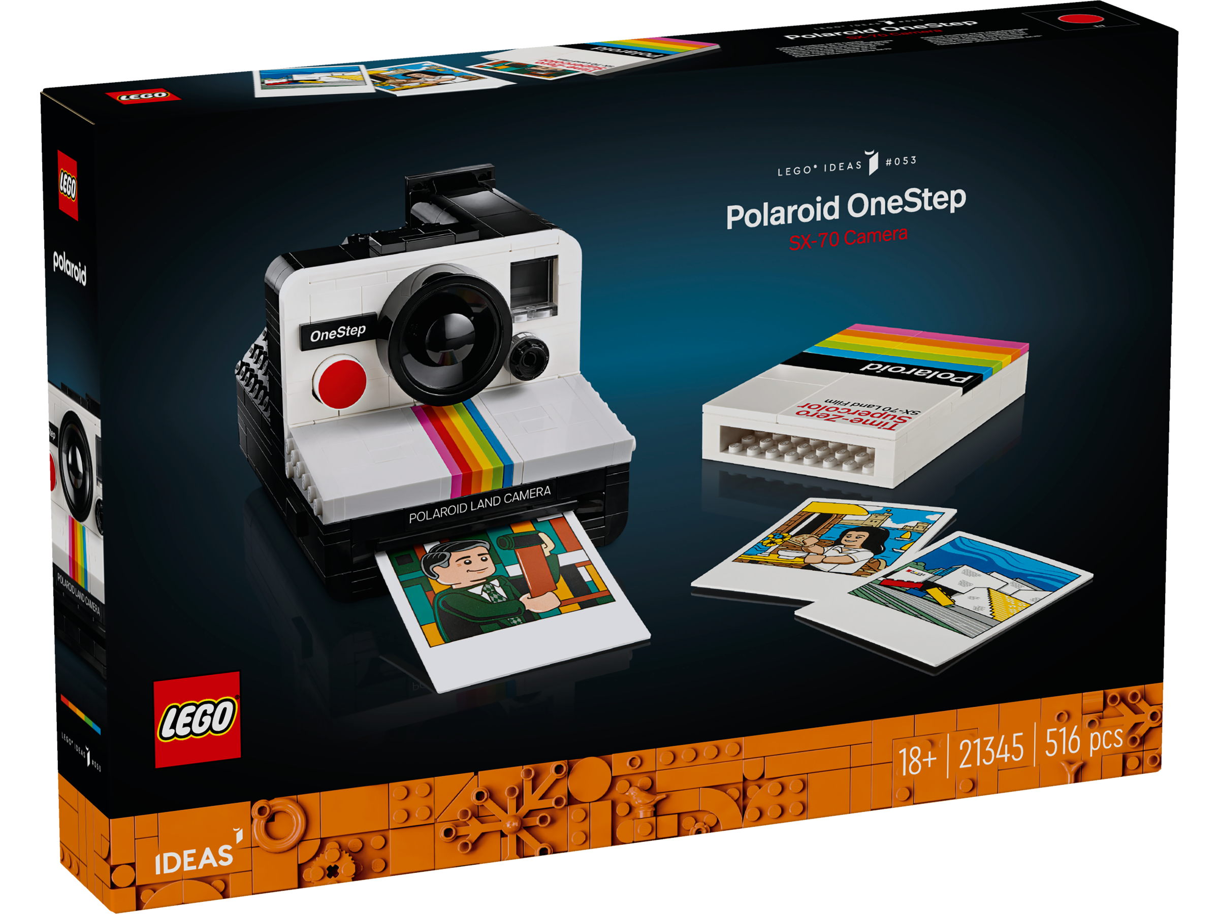 LEGO Ideas Polaroid OneStep SX-70 Sofortbildkamera 21345