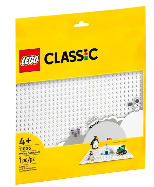 LEGO Classic Weisse Bauplatte 11026