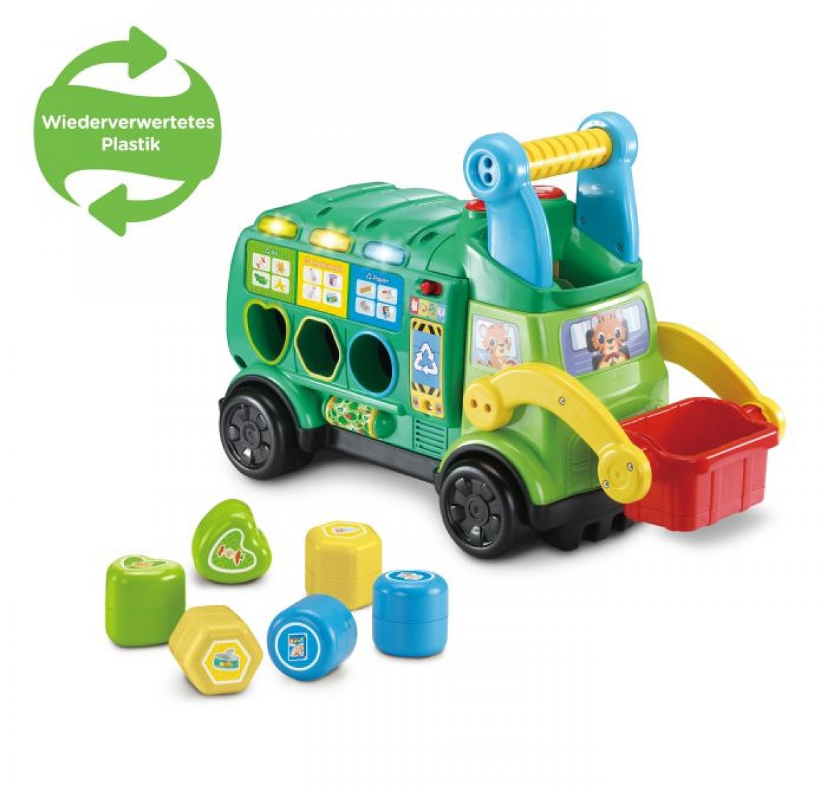 VTech 2 in 1 Recycling Rutschauto