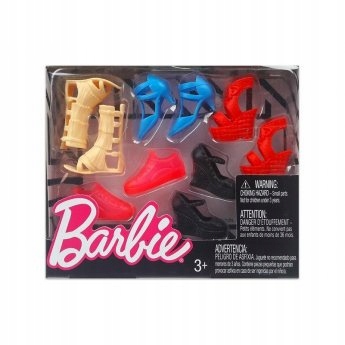 Barbie Schuhe sortiert