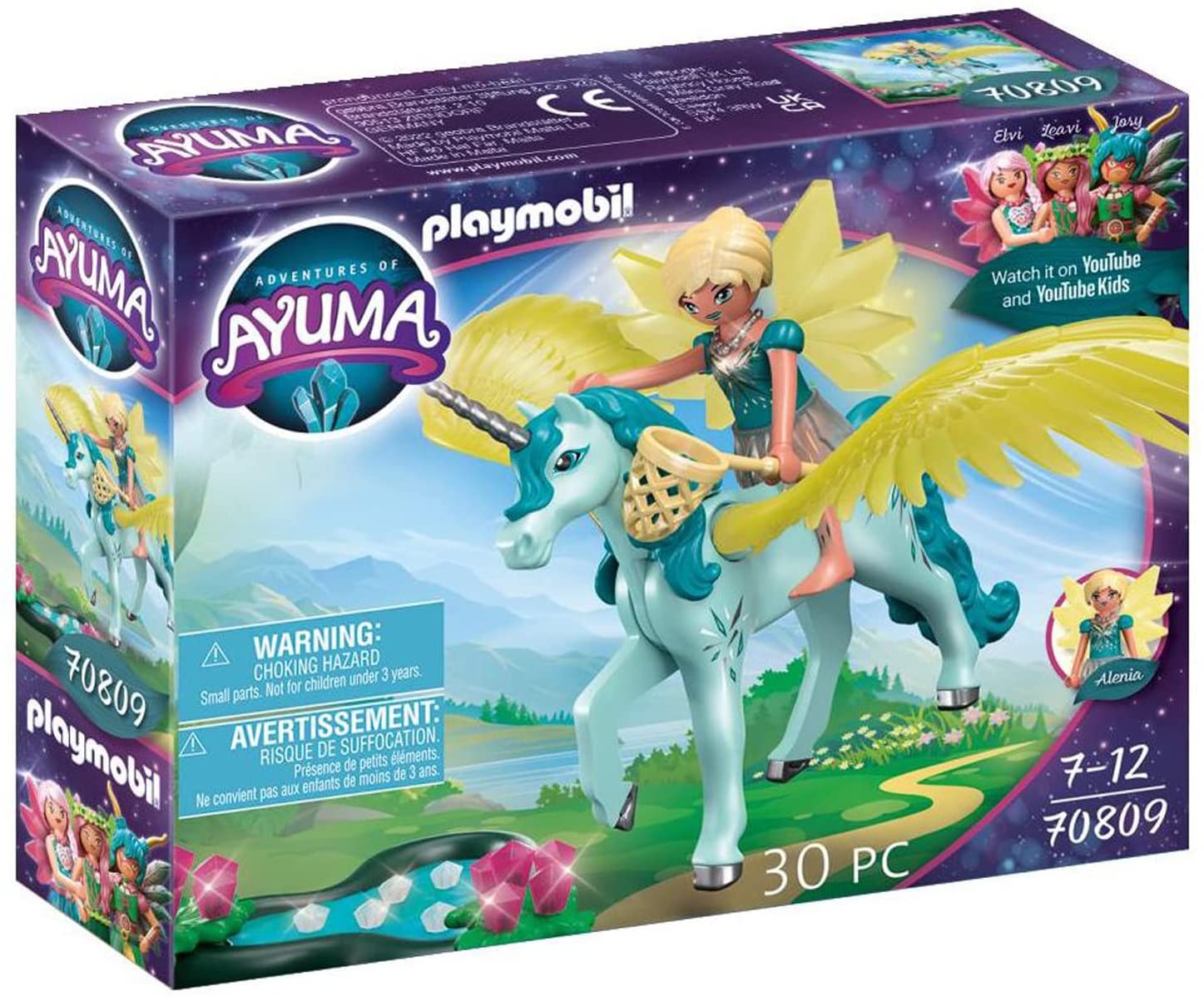 PLAYMOBIL   ADVENTURES OF AYUMA Crystal Fairy mit Einhorn 70809