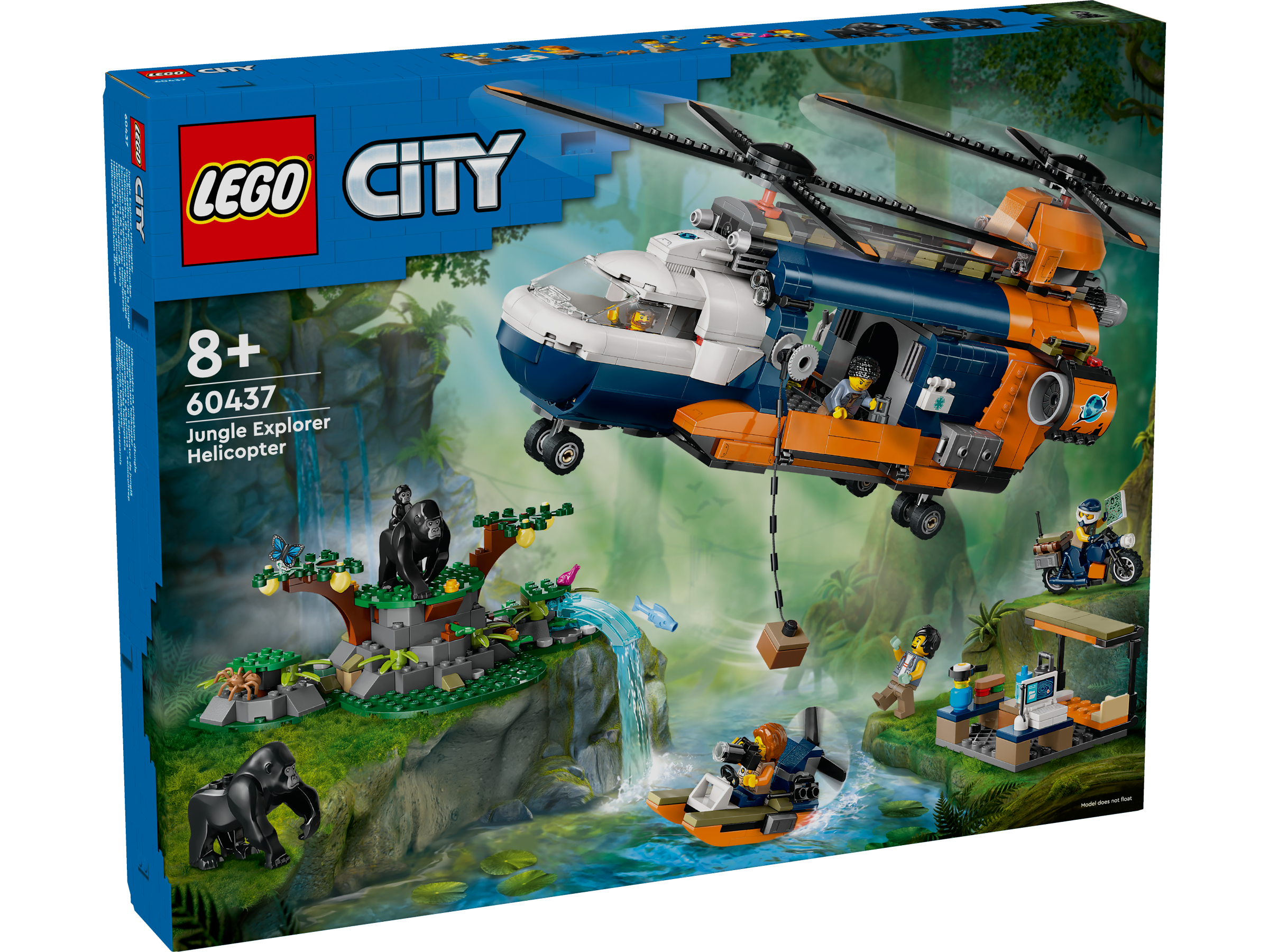 LEGO  City Dschungelforscher - Hubschrauber 60437