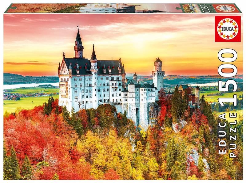 Neuschwanstein Herbst 1500 Teile Puzzle