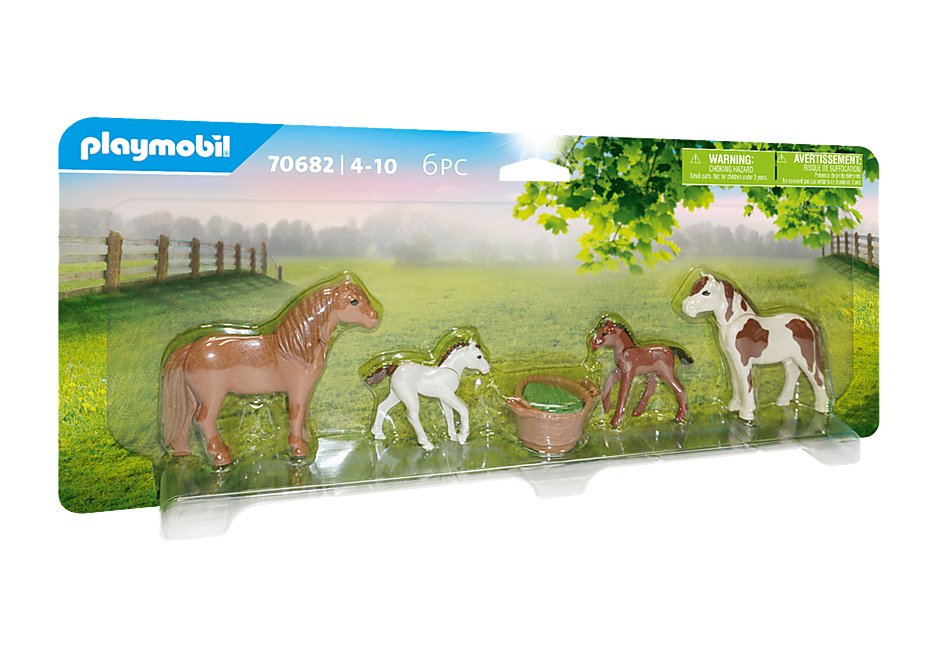 PLAYMOBIL  Ponys mit Fohlen 70682