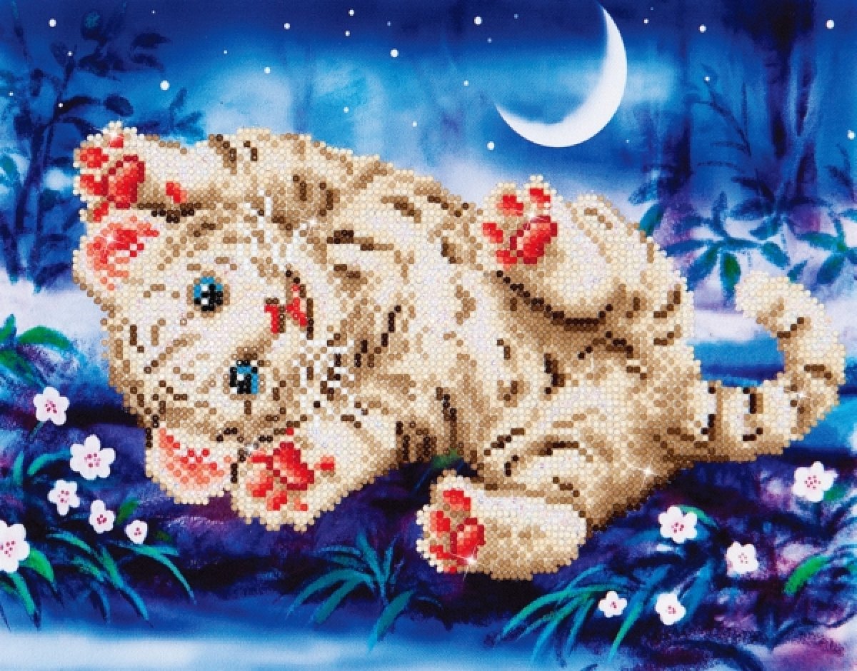 Diamond Dotz Baby Tiger 35.5 x 27.9 cm