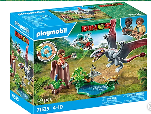 PLAYMOBIL Beobachtungsstation für Dimorphodon 71525