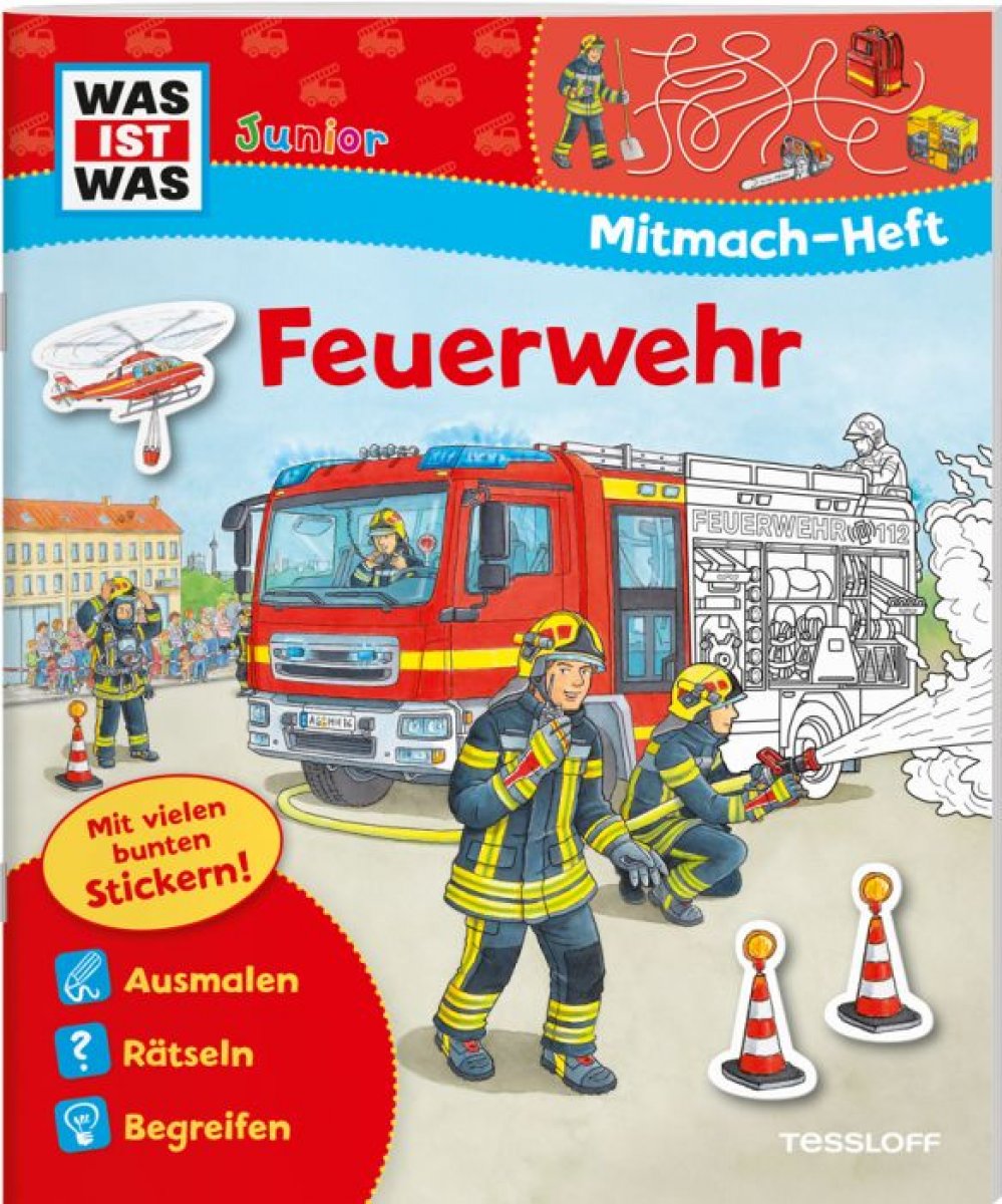 Was ist was Junior Mitmach - Heft Feuerwehr