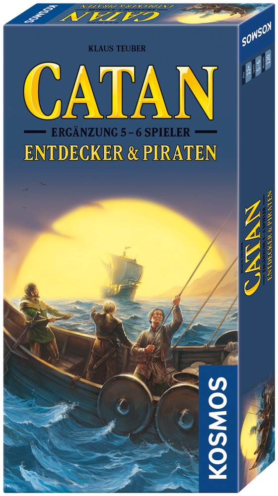 Catan  Entdecker und Piraten Ergänzung 5 - 6 Spieler